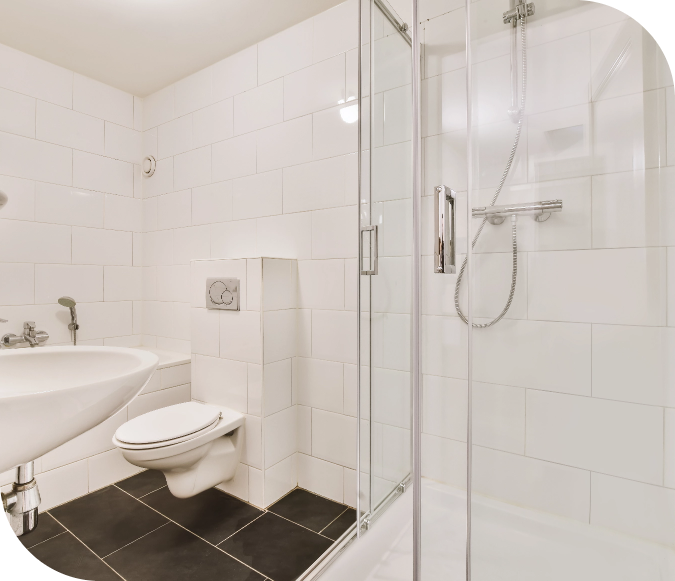 stunning-bathroom-with-black-tiled-floor