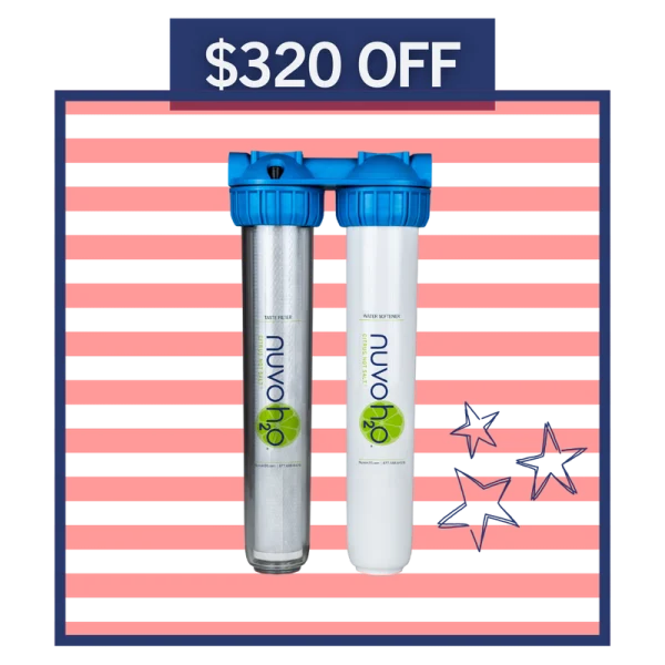 NuvoH2O taste filter and softener combo discount