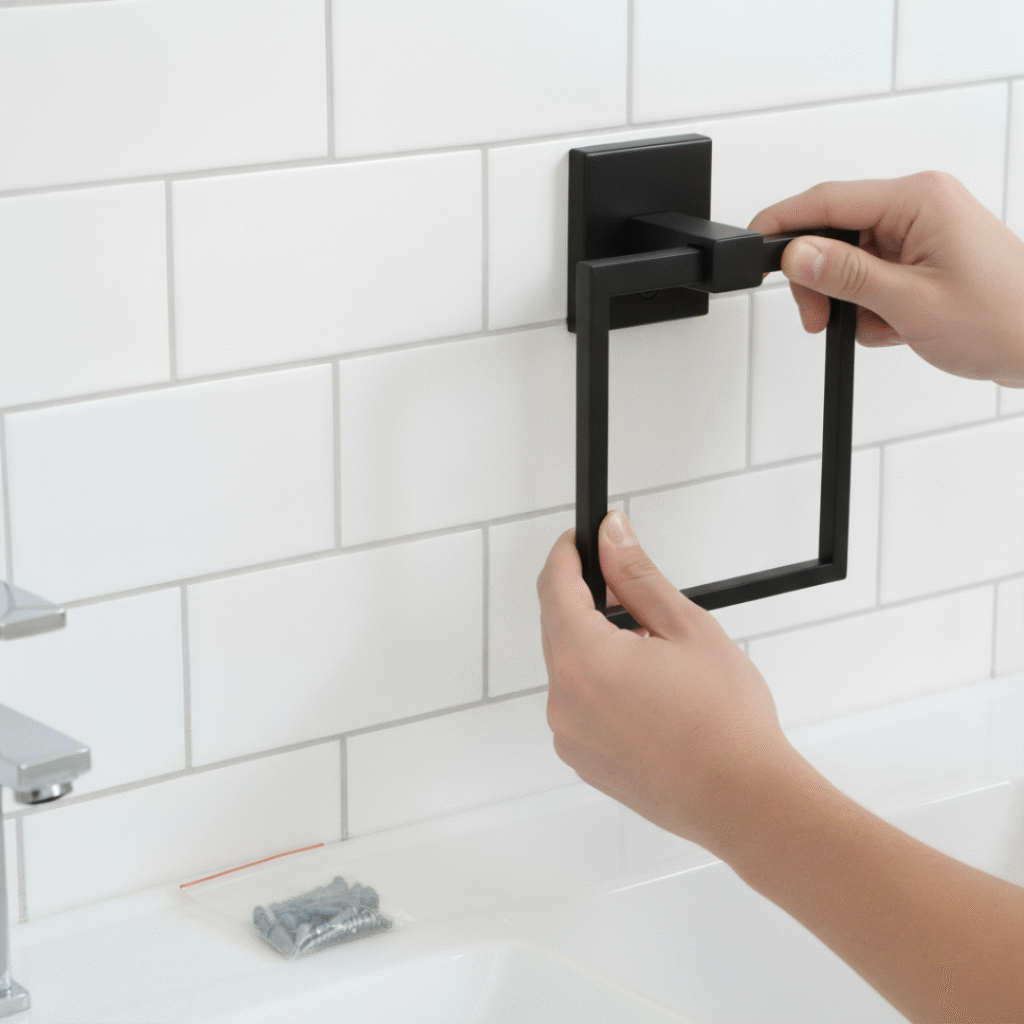Installing Shoat Rings How to Install a Towel Ring: Easy Step-by-Step Guide for Beginners ...